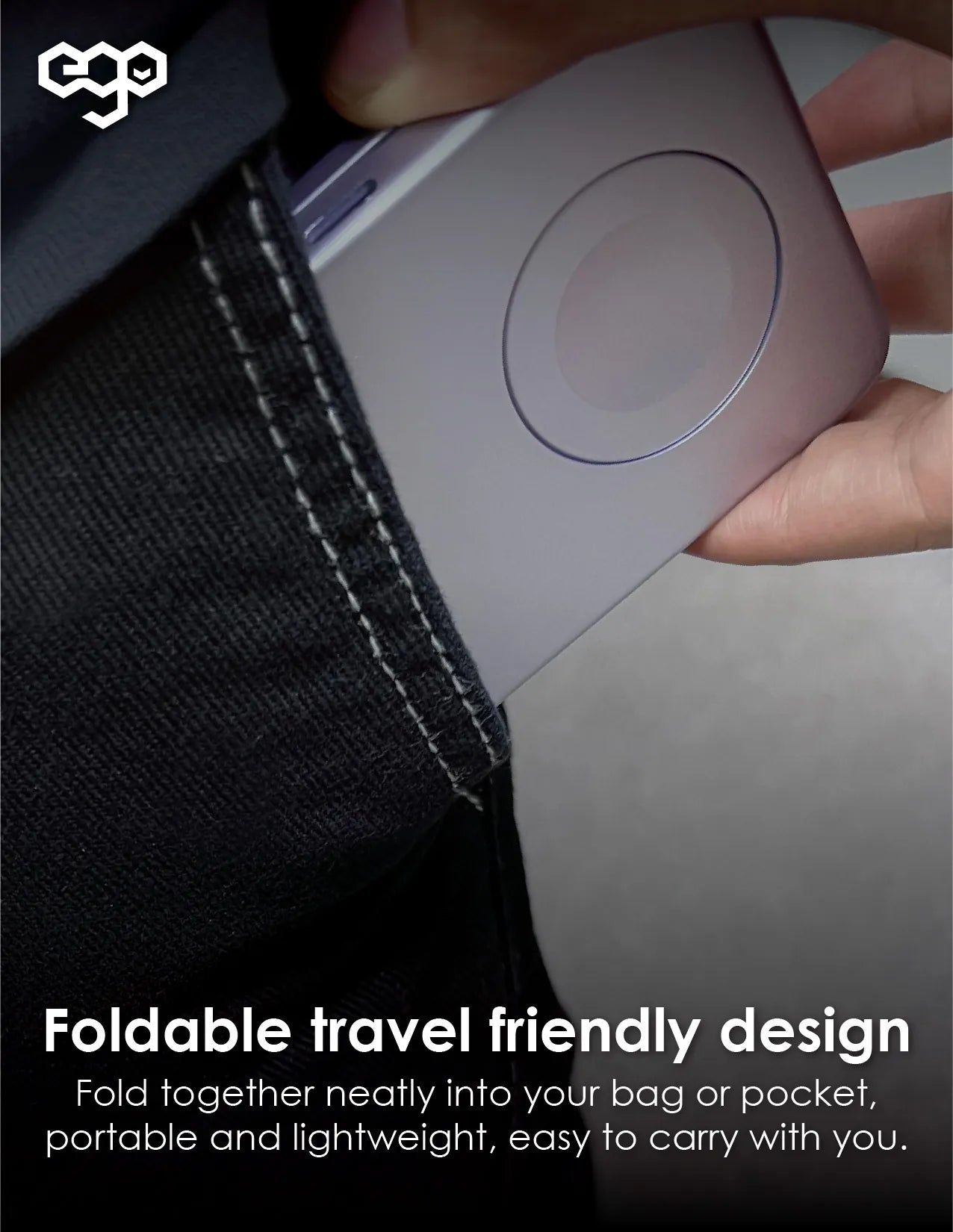 EGO品牌 - 3in1 MAGPAD2 Magsafe 充電器(黑色)