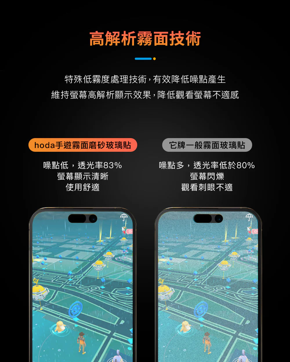 Hoda品牌 - 電競磨砂防窺玻璃保護貼 |iPhone17系列