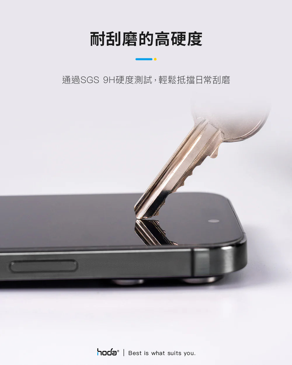 Hoda品牌 - 高清防指紋保護貼|iPhone16 Pro Max