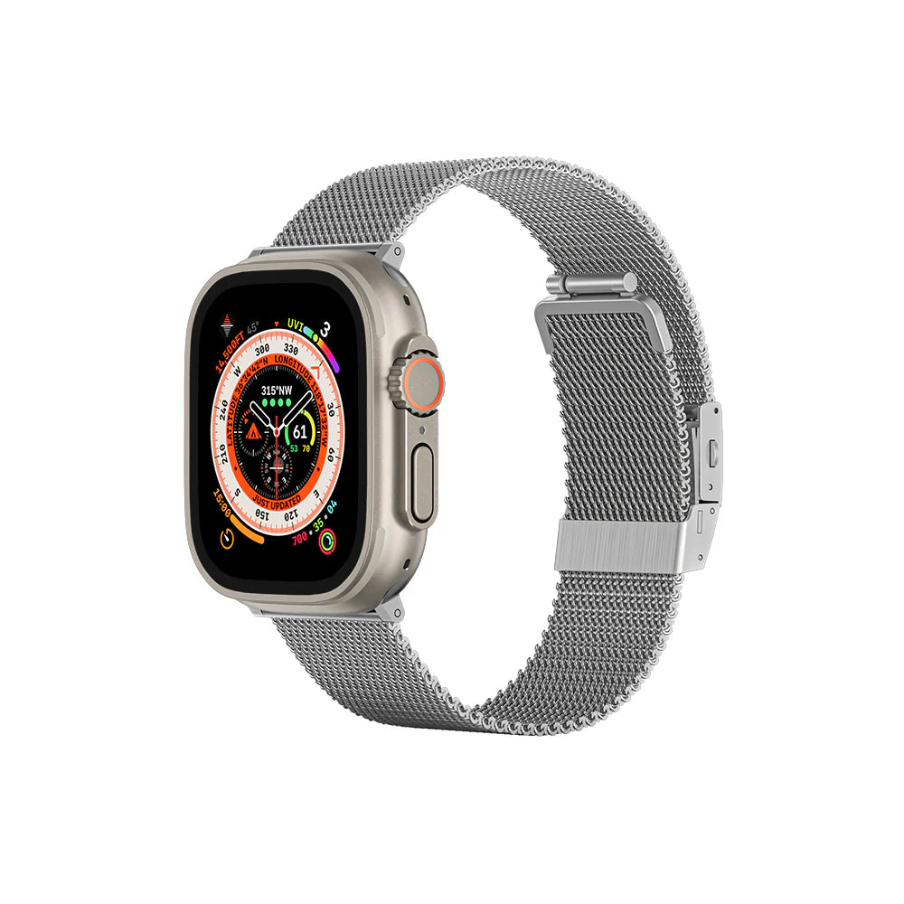 Amazingthing 品牌 -Titan金屬錶帶(銀色)|Apple Watch 42 / 44 /45 / 46 / 49 mm
