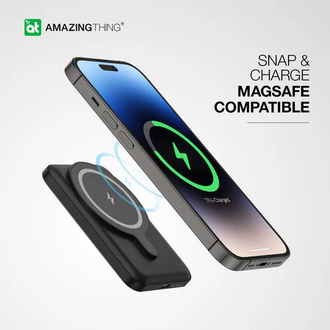Amazingthing品牌 - Thunder Pro Mag 5000mAh USB-C Magnetic WireIess Power Bank