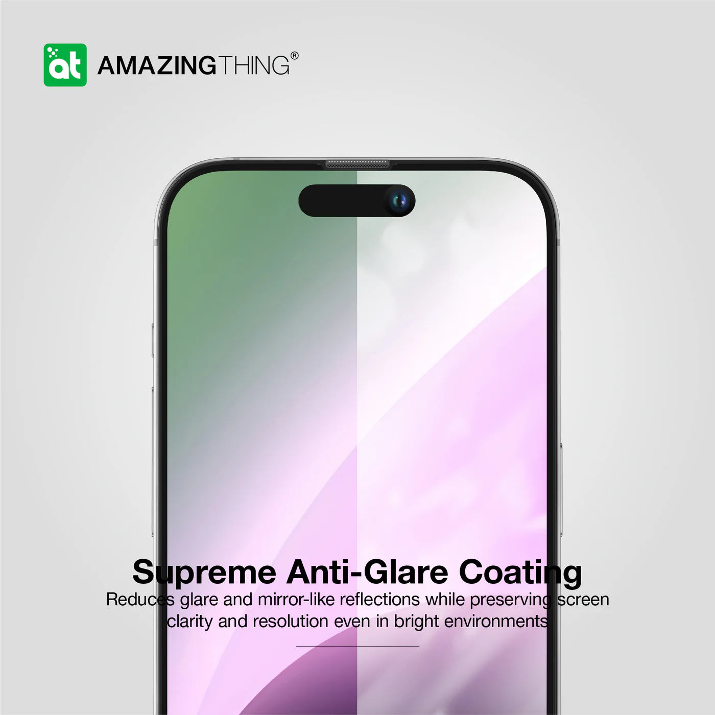 Amazingthng品牌 - 180度高清防偷窺玻璃貼|iPhone15 Pro