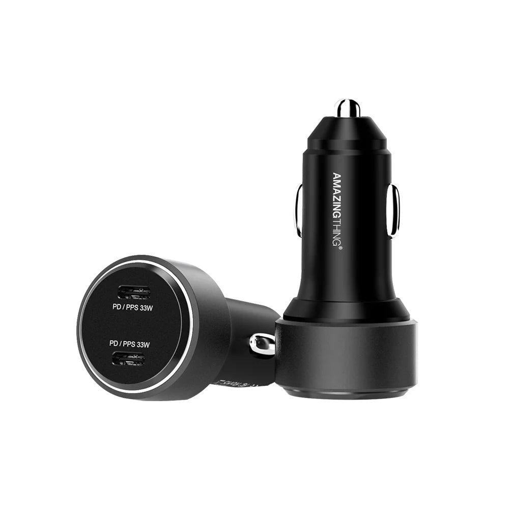 Amazingthing品牌 - PD66W 2輸出車用充電器