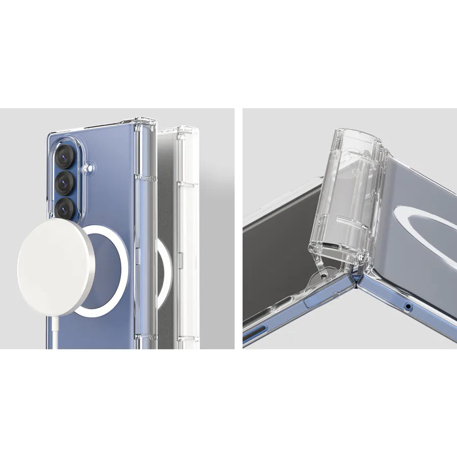 Araree品牌 - Nukin 360 Magsafe 全透明硬殼(包中軸)|Z Fold7