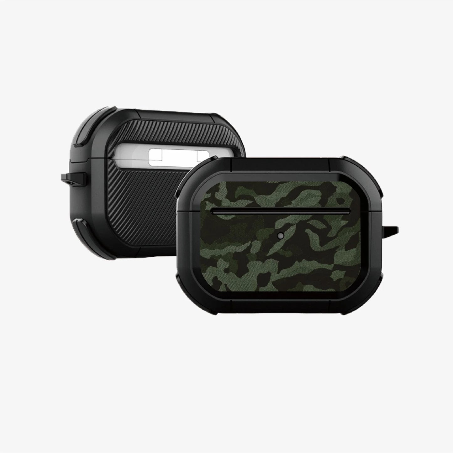 Airfilm品牌 - 軍綠迷彩 軍規防摔耳機保護殻|Airpods 4
