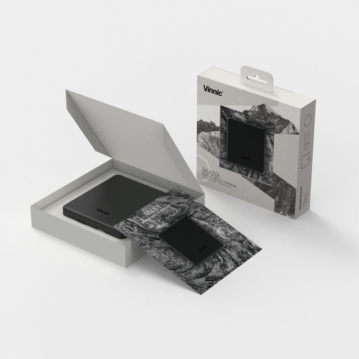 Vinnic品牌 - Magsafe 8,000mAh 15W 磁吸式(黑色)
