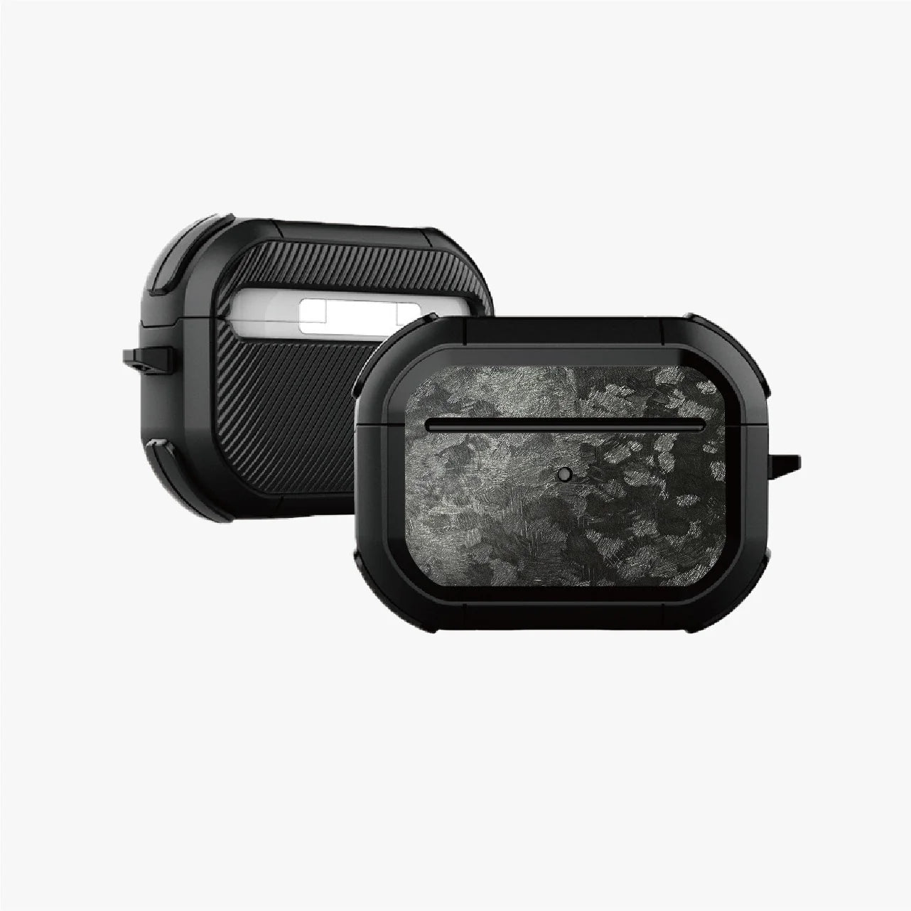 Airfilm品牌 -鑄造幽靈黑 軍規防摔耳機保護殻|Airpods 4