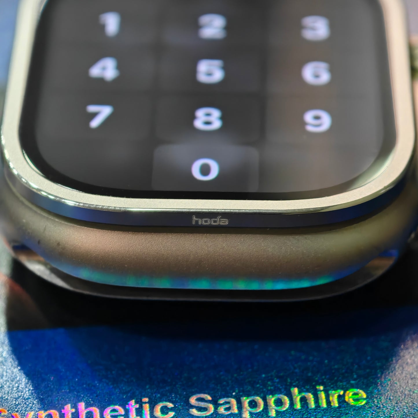 Hoda品牌 - 藍寶石保護貼 + 鈦合金保護框|Apple Watch Ultra 49mm