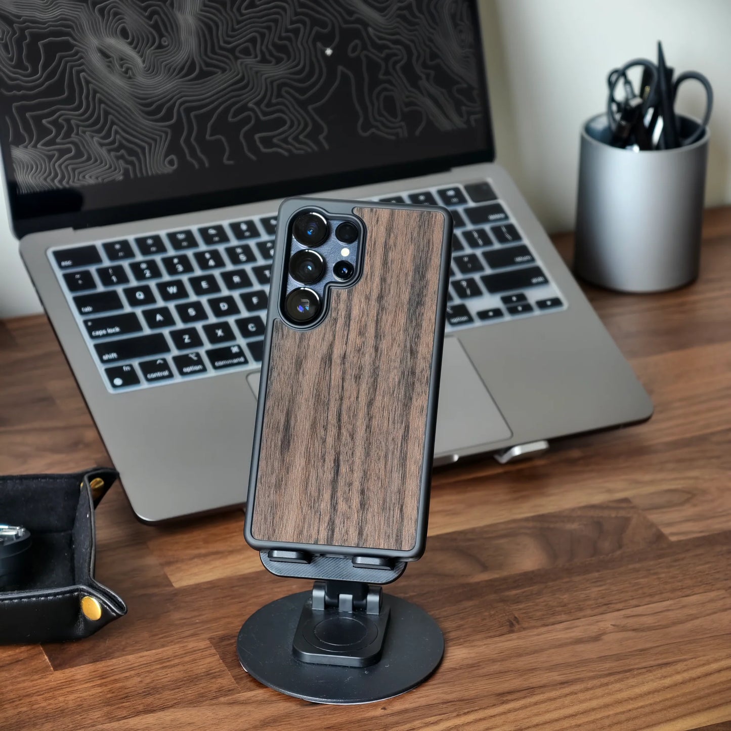 Airfilm品牌 - Defender Magsafe Case Walnut Wood 胡桃木