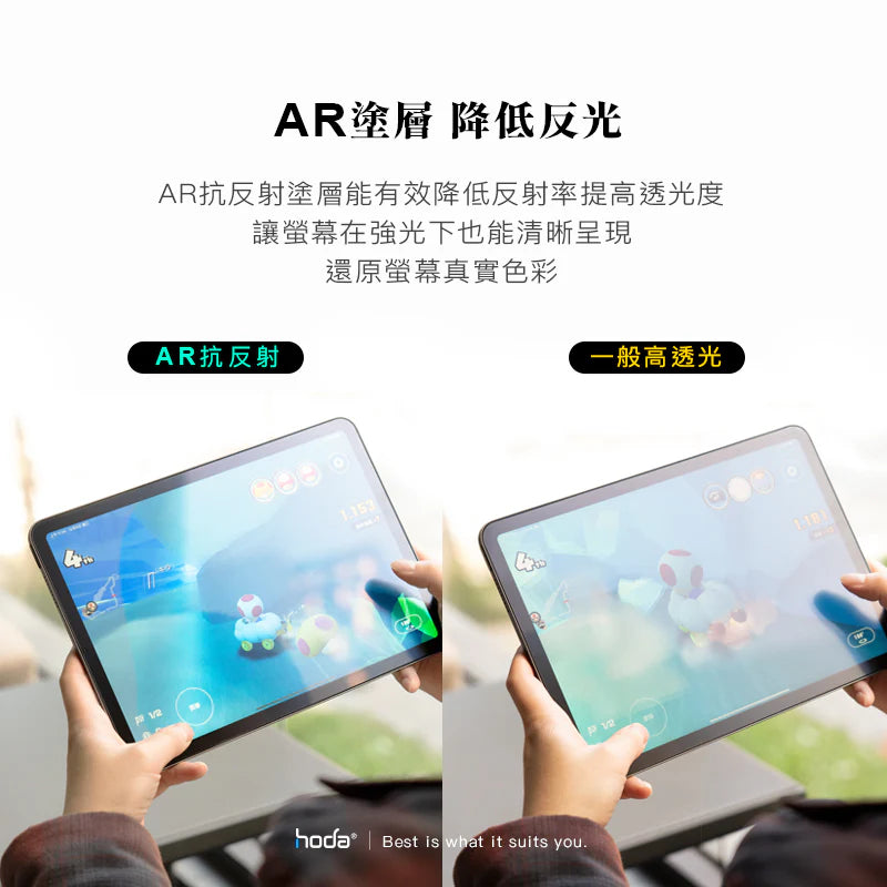 Hoda品牌 - AR抗反射玻璃保護貼|iPad Pro 11"(2018/2020/2021/2022)