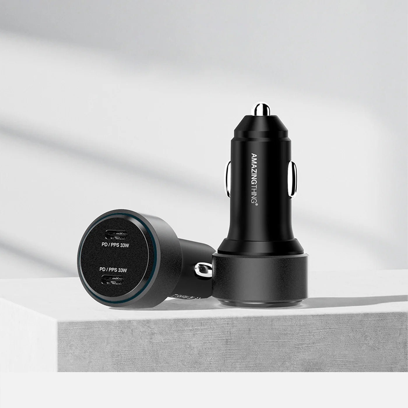 Amazingthing品牌 - PD66W 2輸出車用充電器