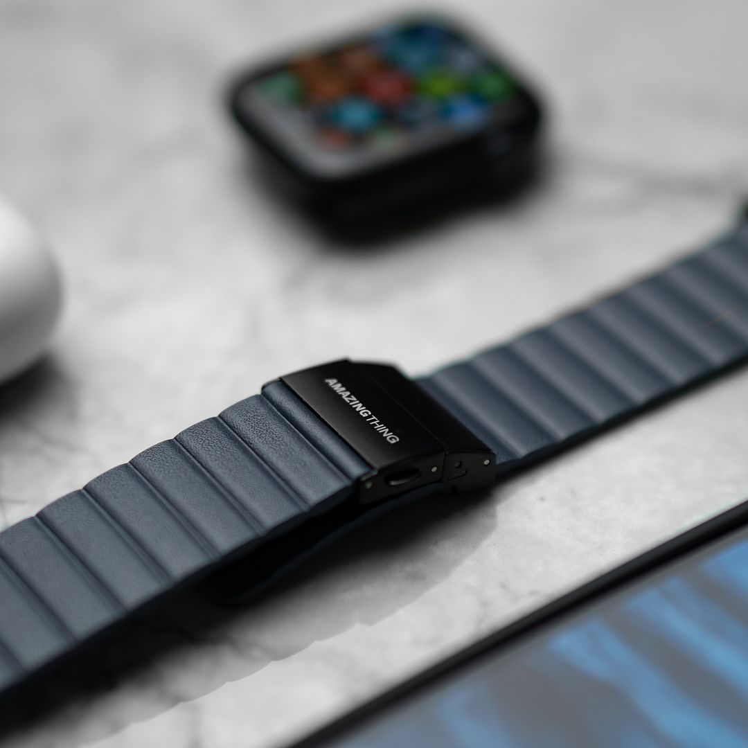 Amazingthing 品牌 - Glamour Sense 皮革錶帶|Apple Watch 38/ 40 / 41 / 42 / 44 /45 / 49 mm