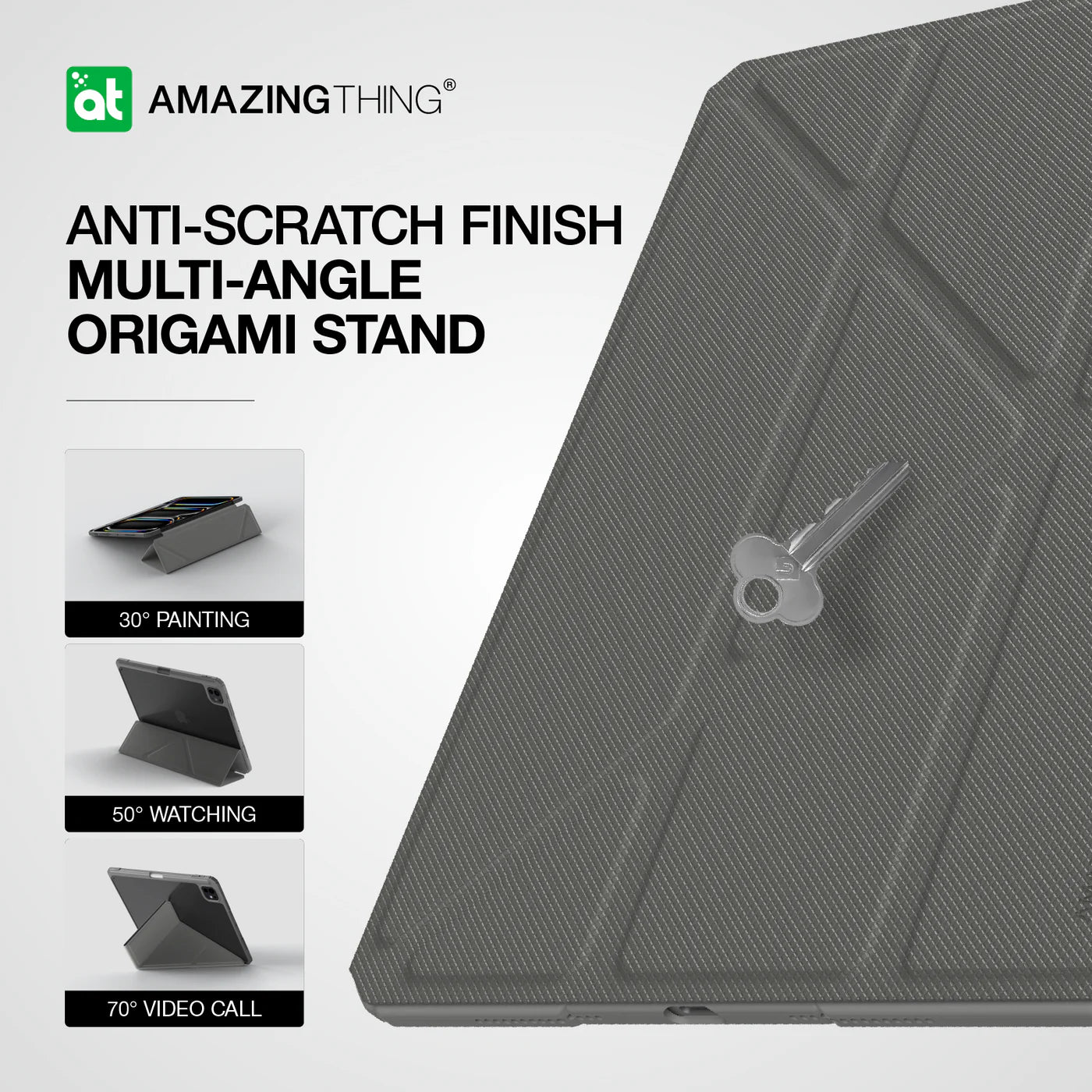 Amazingthing品牌 - Titan Case(黑色)|iPad Pro(2024)