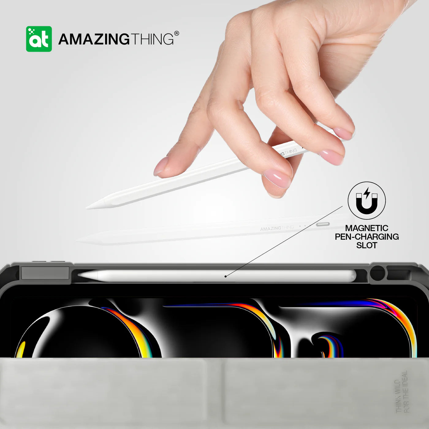 Amazingthing品牌 - Titan Case(黑色)|iPad Pro(2024)