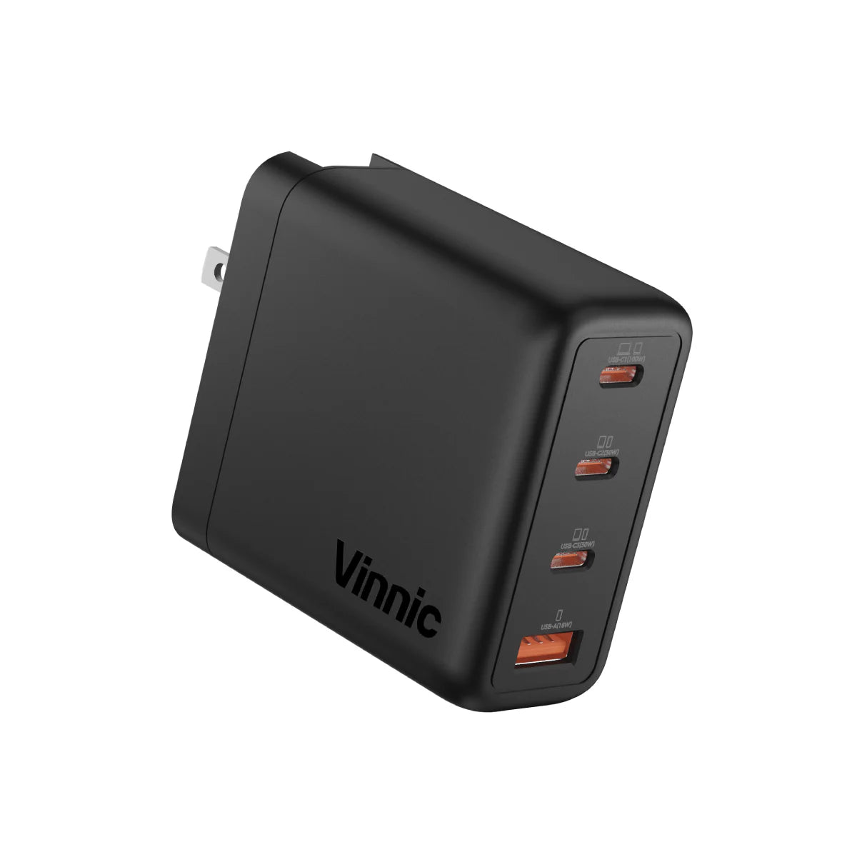 Vinnic品牌 - GaNGAPURNA 100W PD QC GaN 旅行充電器