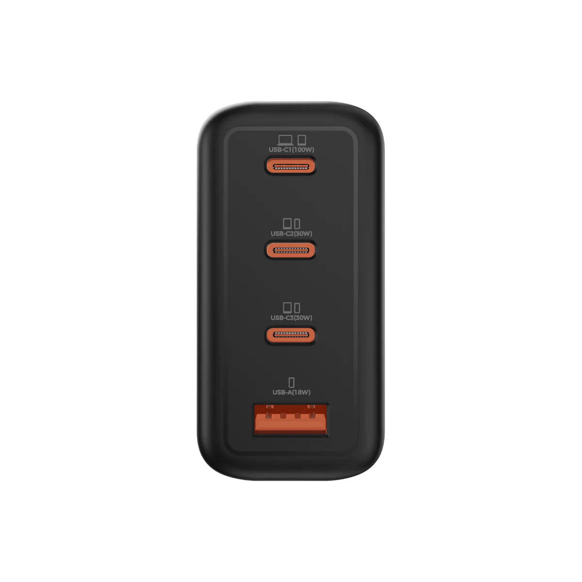 Vinnic品牌 - GaNGAPURNA 100W PD QC GaN 旅行充電器