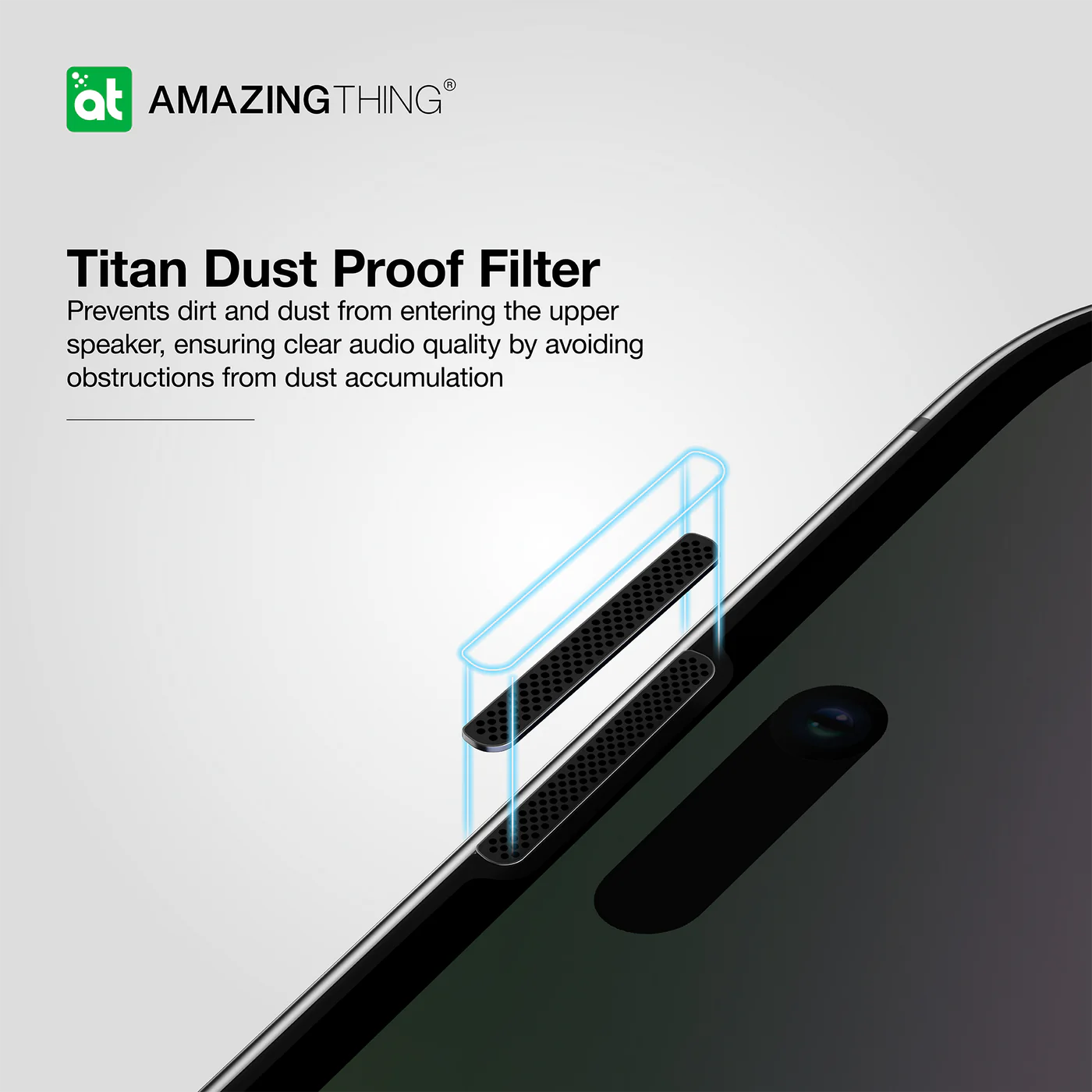 Amazingthng品牌 - 180度高清防偷窺玻璃貼|iPhone15 Pro