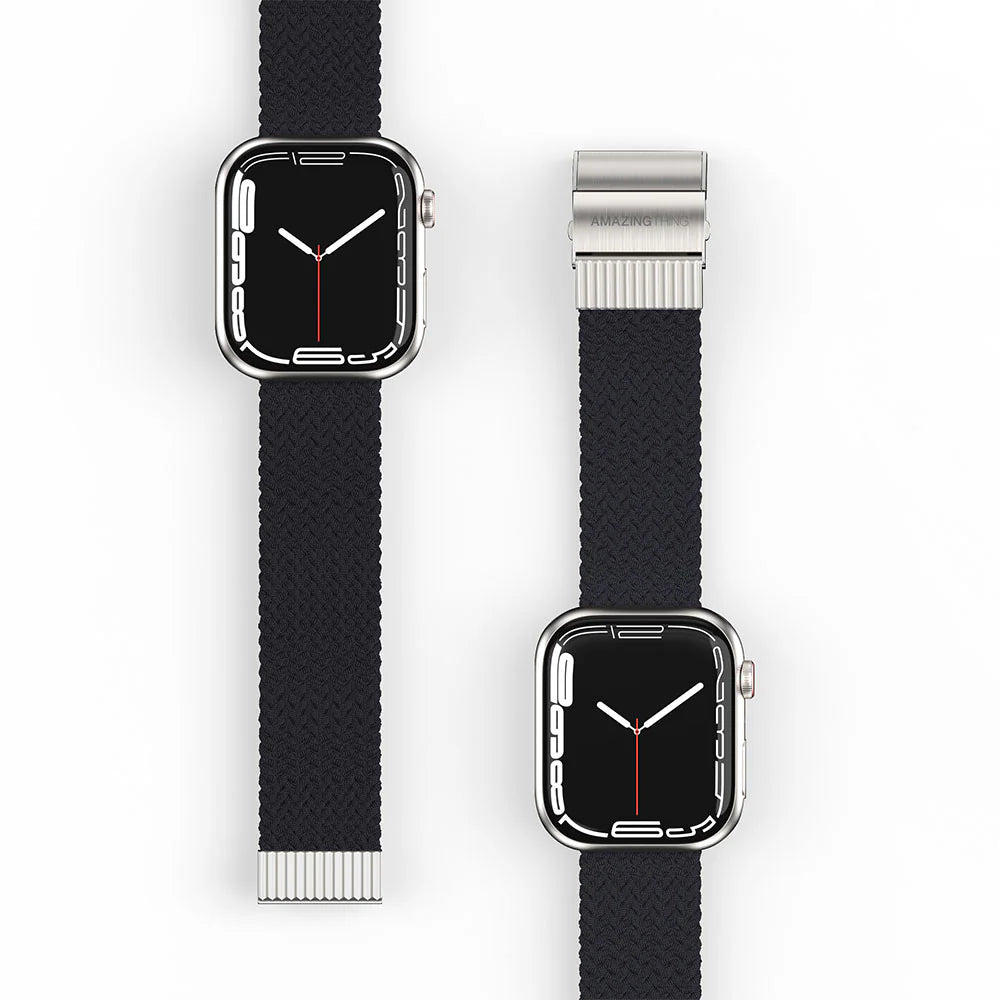 Amazingthing 品牌 - Titan Weave 編織運動錶帶(深藍色)|Apple Watch 40 / 41 / 42