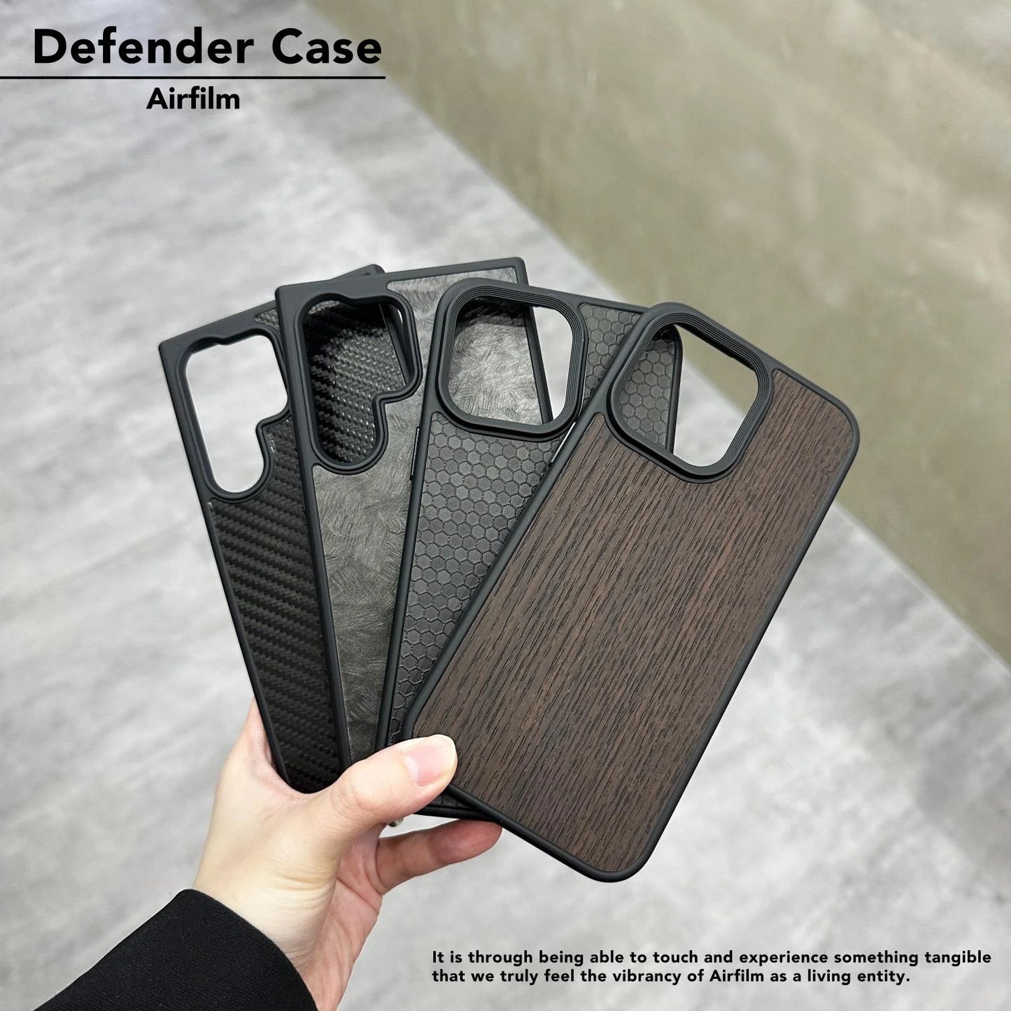 Airfilm品牌 - Defender Magsafe Case Carbon Fiber 鍛黑碳纖|S24 Ultra