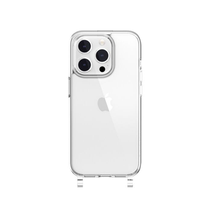 SwitchEasy品牌 - 掛繩透明保護殼(黑色掛繩)|iPhone15 Pro