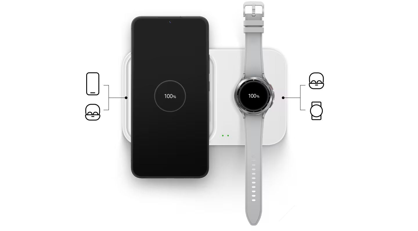 Samsung品牌 - 無線雙充電板 P5400 (15W) (包括旅行充電器)