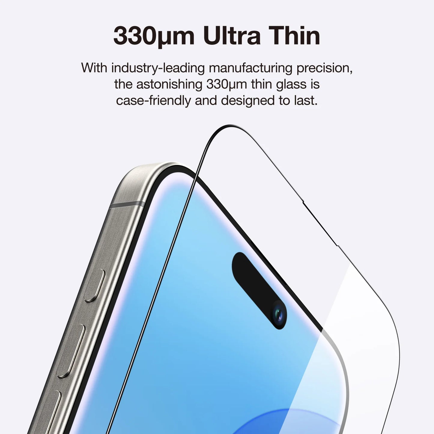 Amazingthing品牌 - 高清防指紋玻璃貼|iPhone16系列