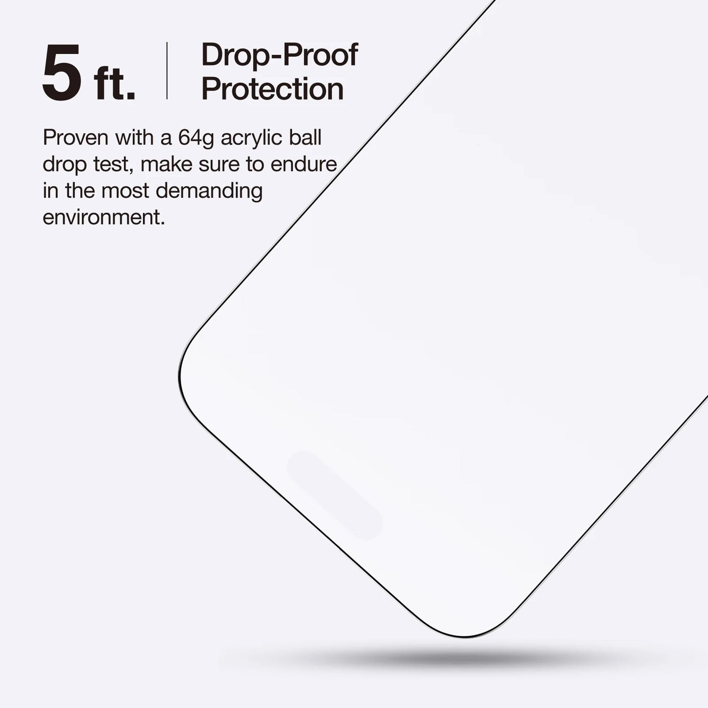 Amazingthing品牌 - 磨砂防指紋玻璃貼|iPhone17 / 16 Pro