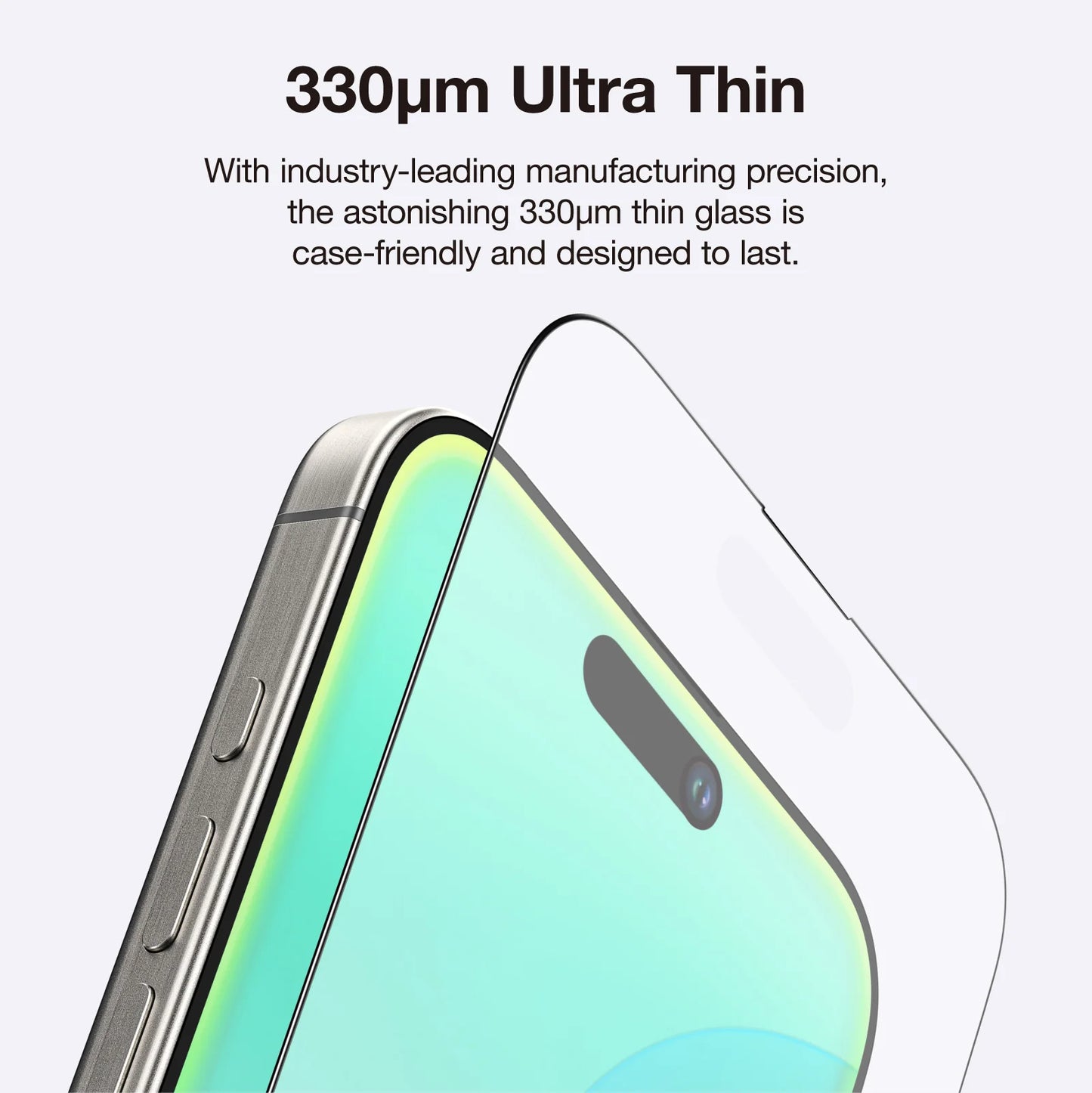 Amazingthing品牌 - 磨砂防指紋玻璃貼|iPhone17 / 16 Pro