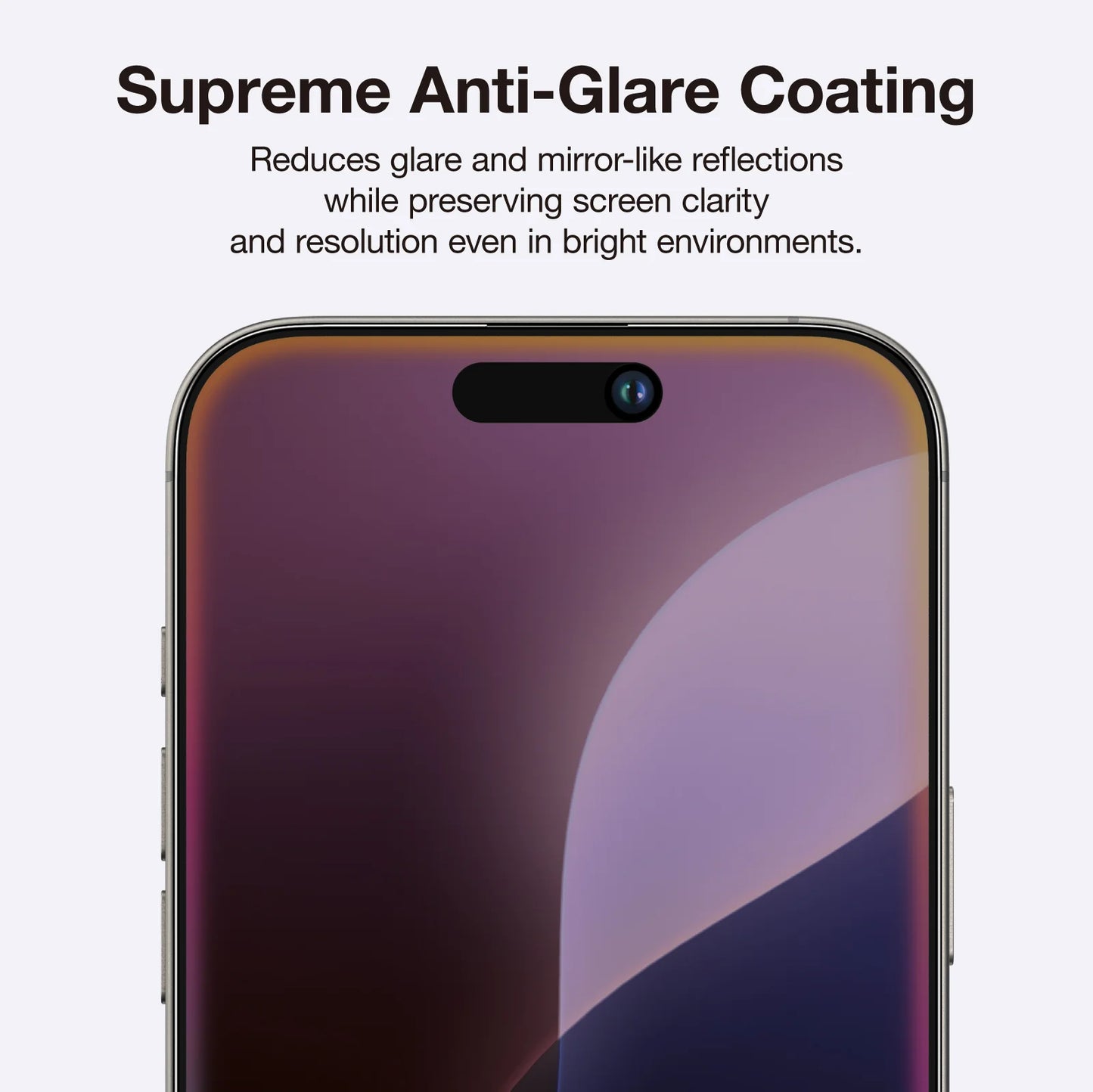 Amazingthing品牌 - 高清防偷窺玻璃貼|iPhone16 系列