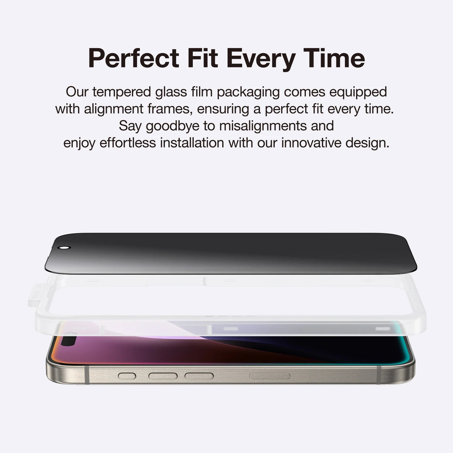 Amazingthing品牌 - 高清防偷窺玻璃貼|iPhone16 系列