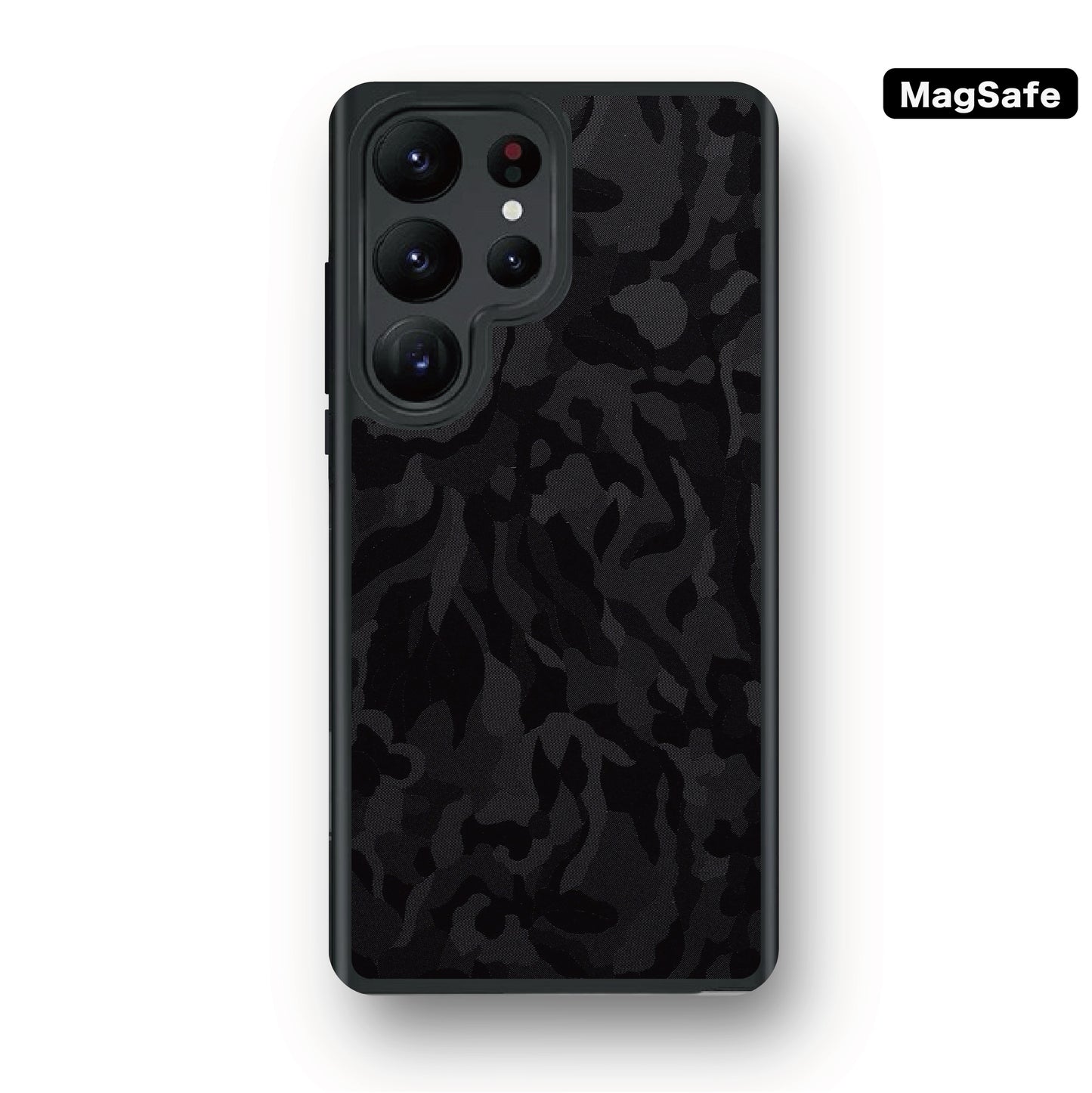 Airfilm品牌 - Defender Magsafe Case Black Camouflage 鍛黑迷彩