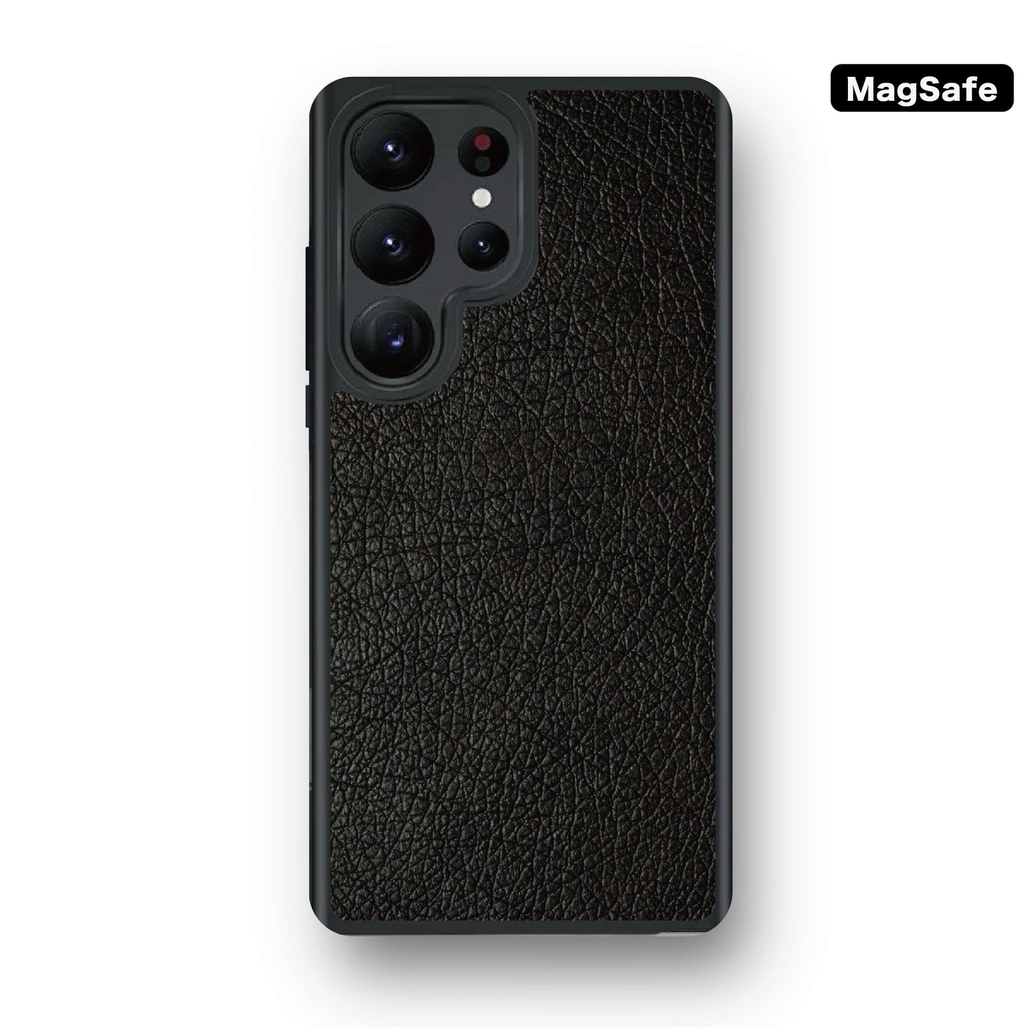 Airfilm品牌 - Defender Magsafe Case Black Leather 黑皮革
