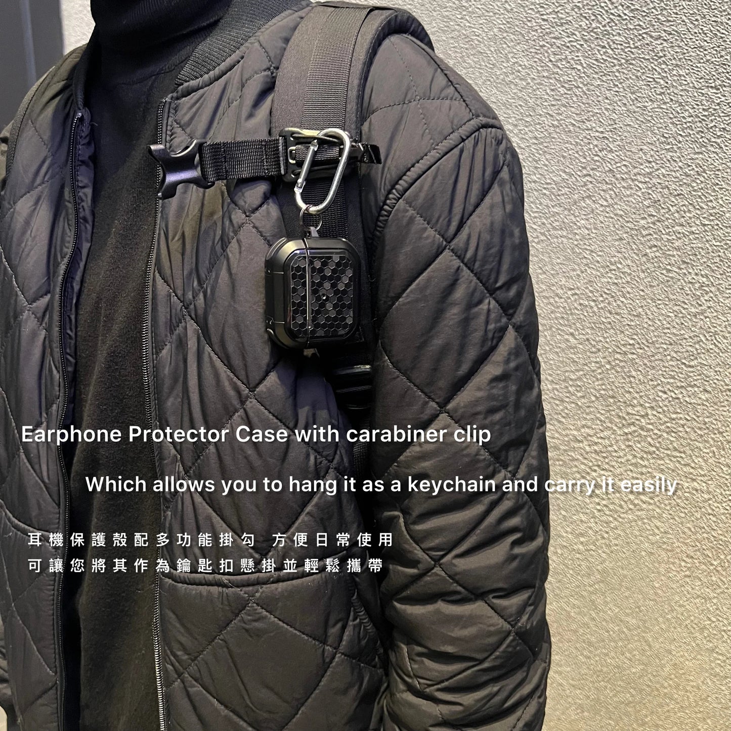 Airfilm品牌 -灰水泥 軍規防摔耳機保護殻|Airpods 4