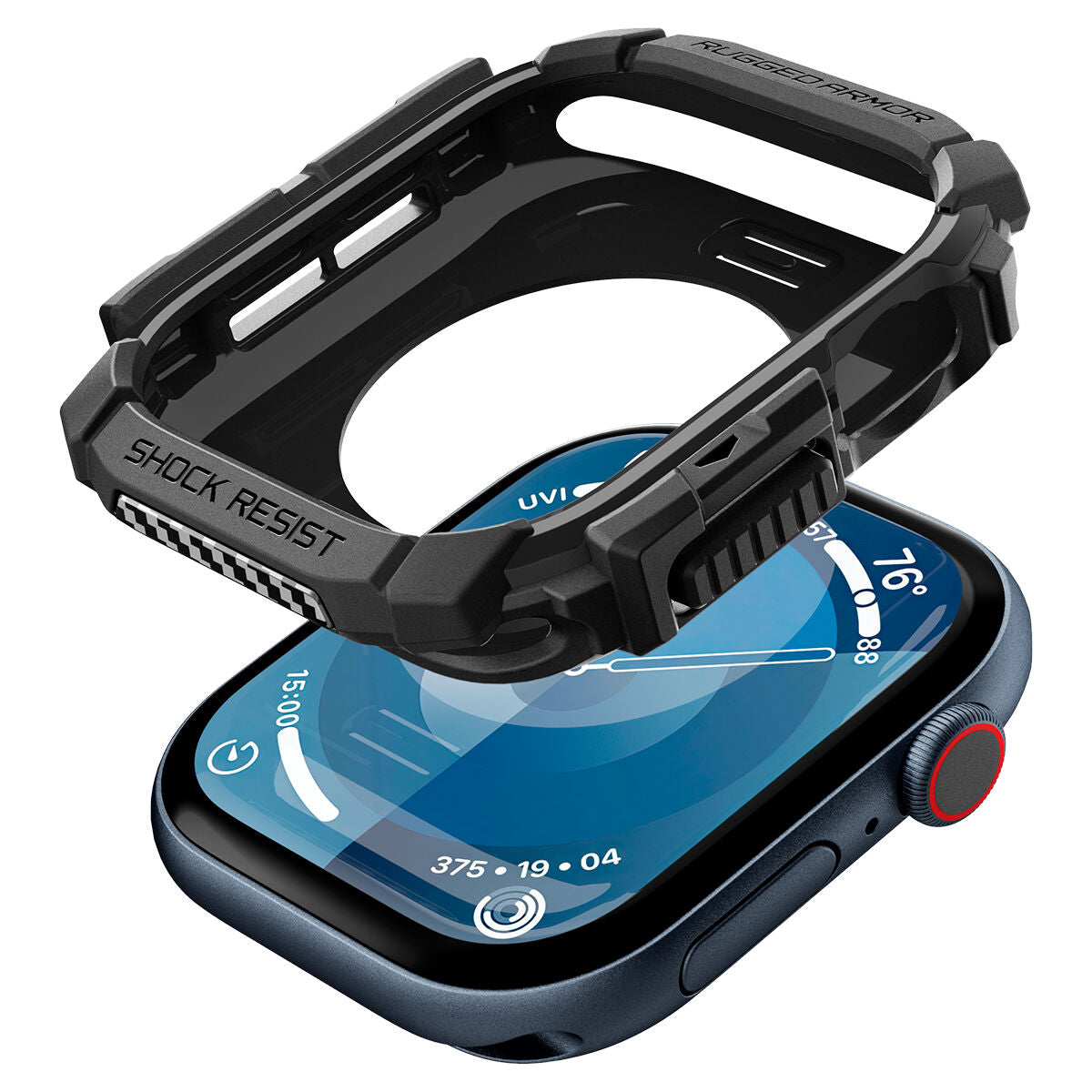 Spigen品牌 -Rugged Armor(黑色)|Apple Watch Series 11/10