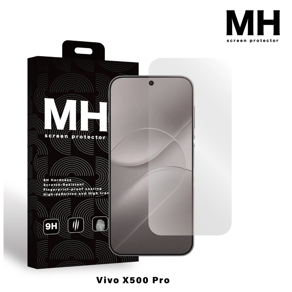 MH品牌 - 高清防指紋玻璃貼|X500
