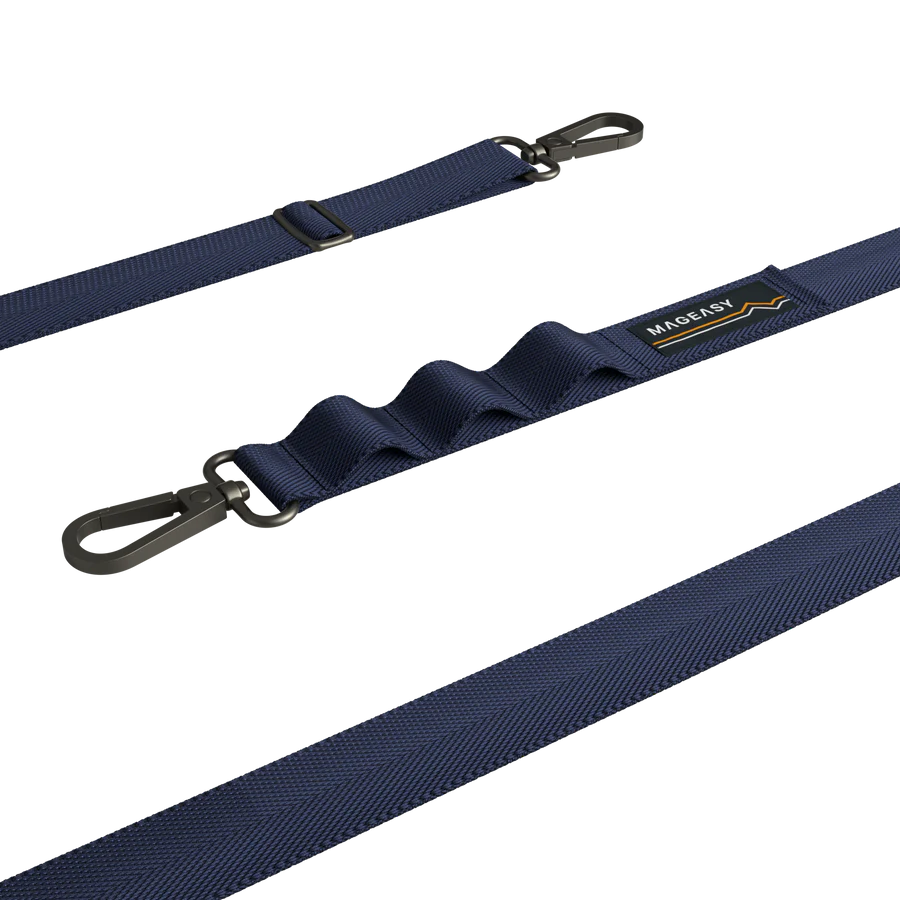 Mageasy品牌 - 20mm Strap 掛繩/掛繩片組 (藍色)