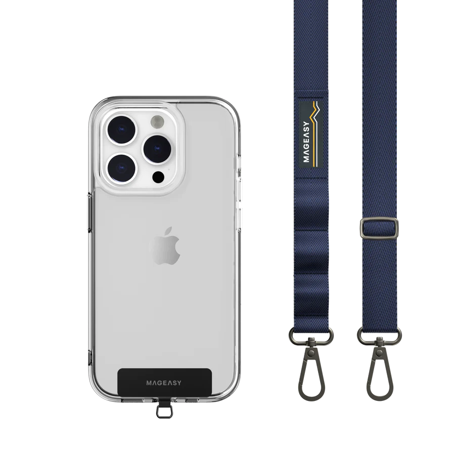 Mageasy品牌 - 20mm Strap 掛繩/掛繩片組 (藍色)