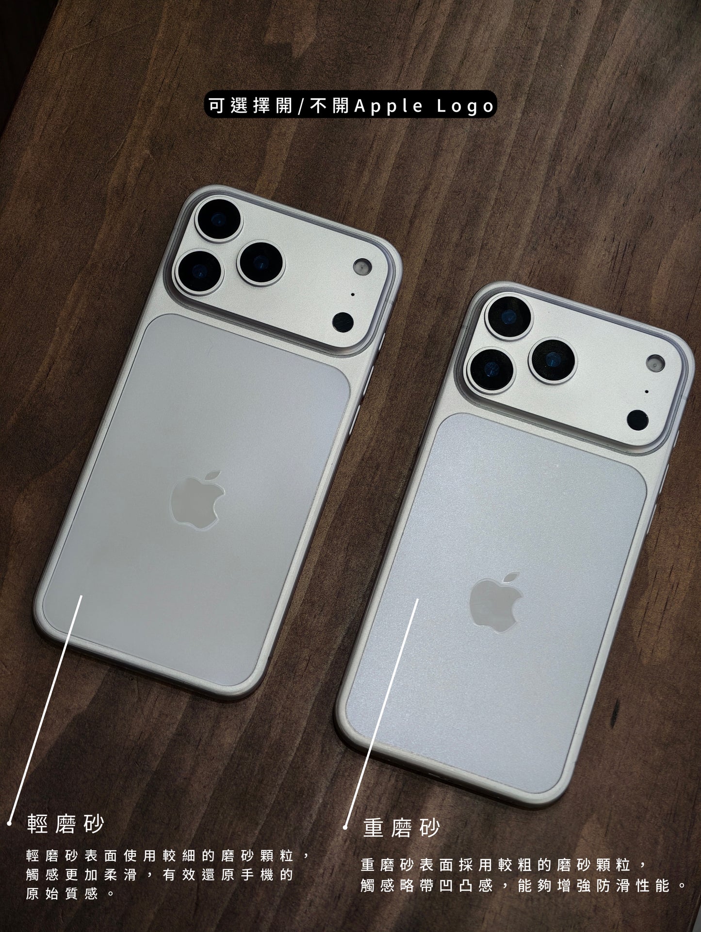 輕磨砂 Matte frosted film