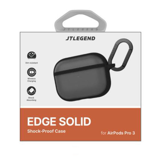 JT Legend品牌｜Airpods Pro3 磨砂黑透明防撞殻