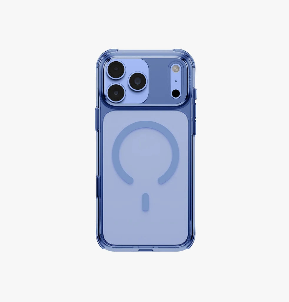 UNIQ品牌 - LifePro Xtreme Clear MagClick™ 防護殻(有按鈕版本，透藍)