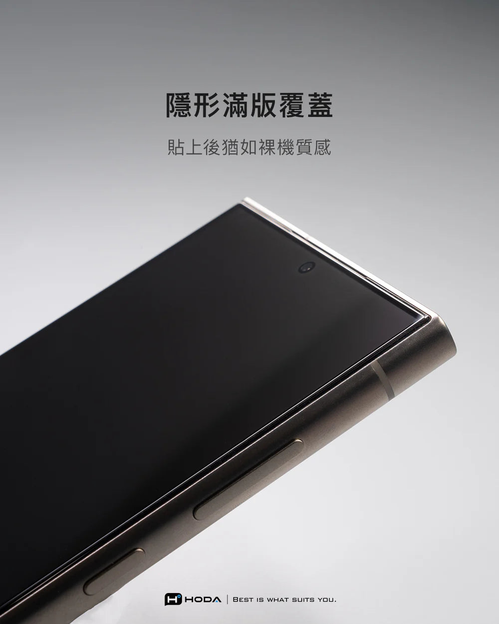 Hoda品牌 - AR抗反射防窺玻璃保護貼｜S26 Ultra