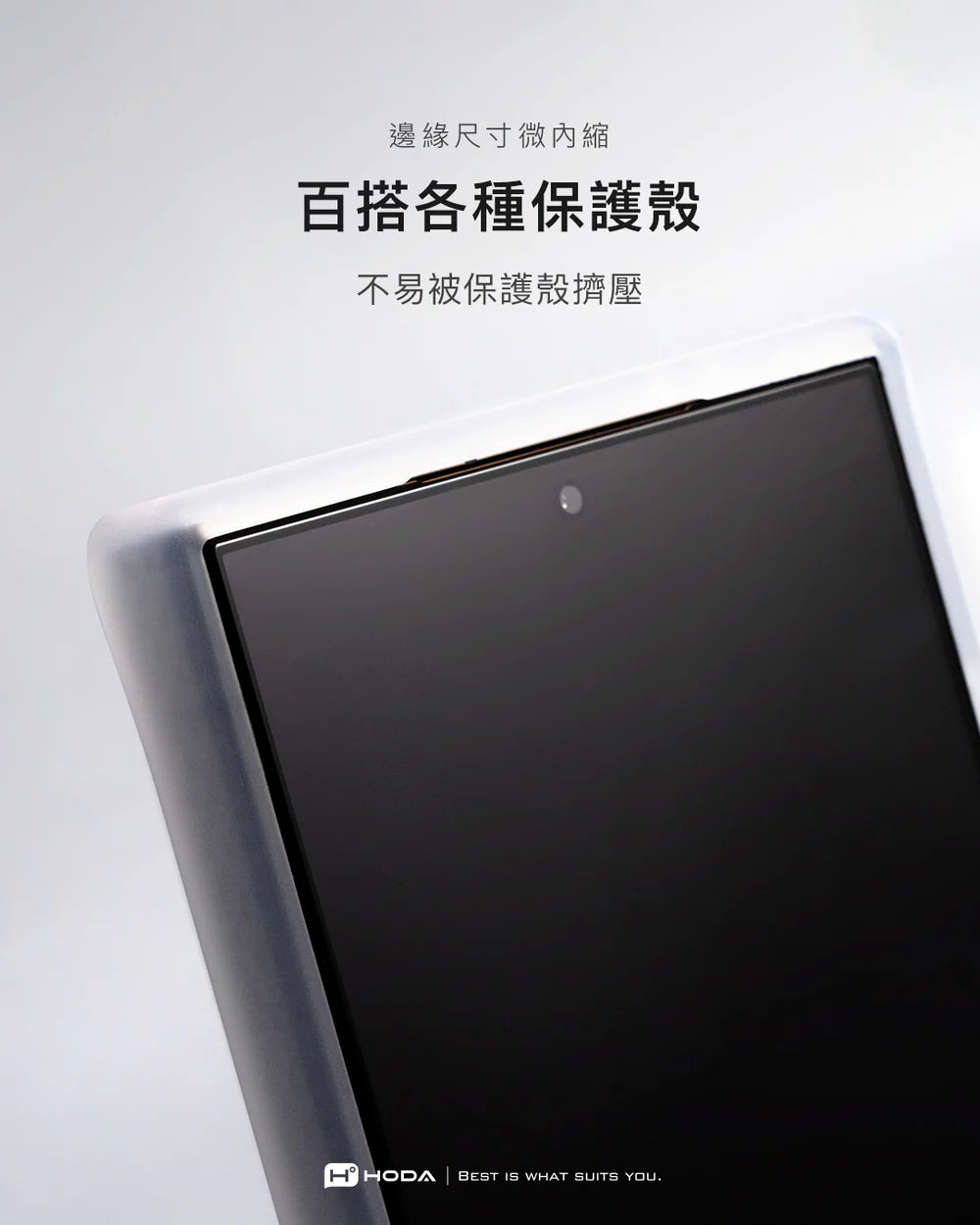 Hoda品牌 - AR抗反射防窺玻璃保護貼｜S26 Ultra