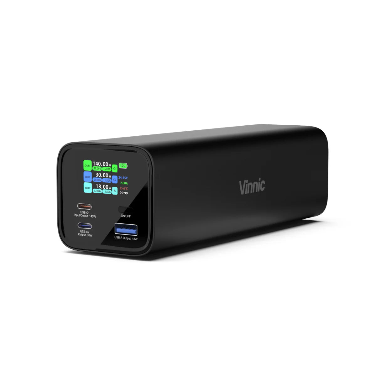 Vinnic品牌 - Mount Parker 2 140W 27000mAh 行動電源 - 為筆記型電腦和手機快速充電（可攜帶上飛機）