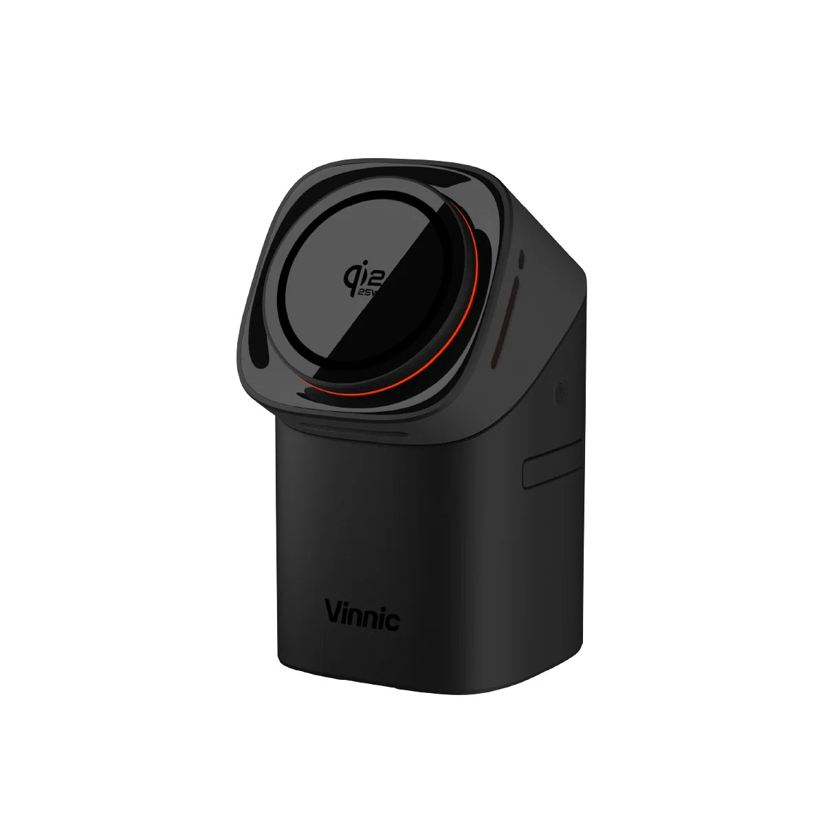 Vinnic品牌 - OWL PEAK 3 磁吸無線充電座 | Qi2.2 25W 快充、支援 Apple/Samsung 雙系統手錶