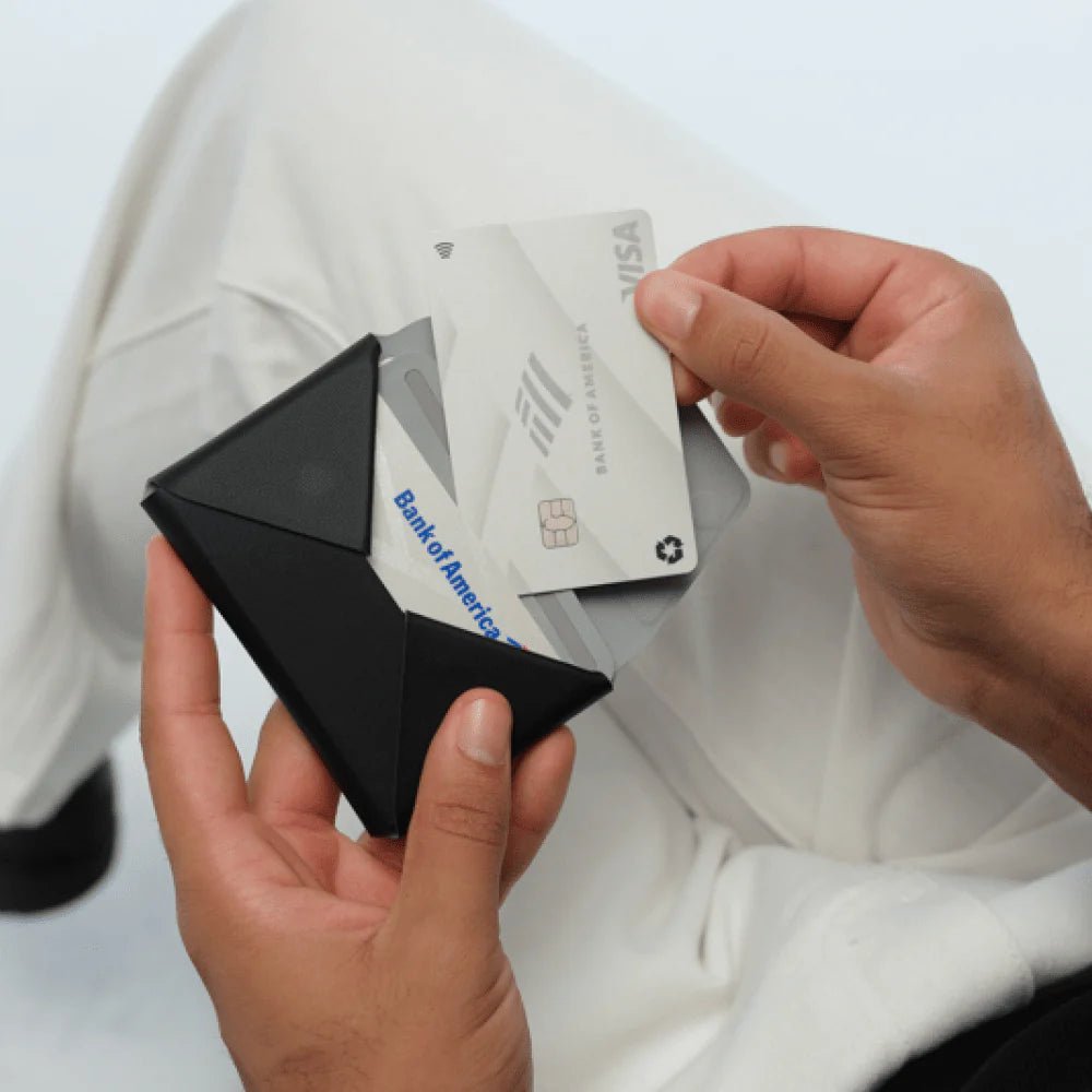 Moft品牌 - Snap Field Wallet磁吸手機支架｜黑色