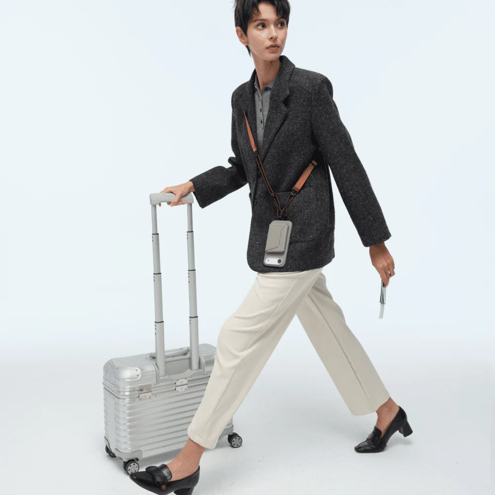 Moft品牌 - Snap Field Wallet磁吸手機支架｜灰色