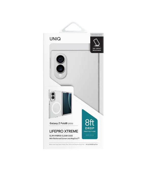 UNIQ品牌 - LifePro Xtreme 透明磁吸手機殼｜Z Fold8