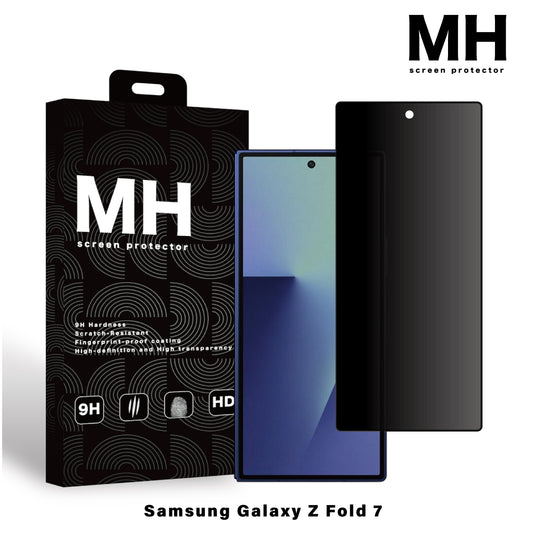 MH品牌 - 全屏防偷窺玻璃保護貼《(不使用手機殻)｜Z Fold7